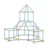 LEAN TOYS Kreatives Baurohr-Set für räumliches Bauen, 340 Teile