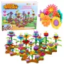 LEAN TOYS DIY Flowers Colorful Garden Construction Blocks Set 148 pcs.