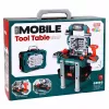 LEAN TOYS DIY Set 2-in-1 Werkbank Koffer Werkstatt Schraubendreher 78 Teile
