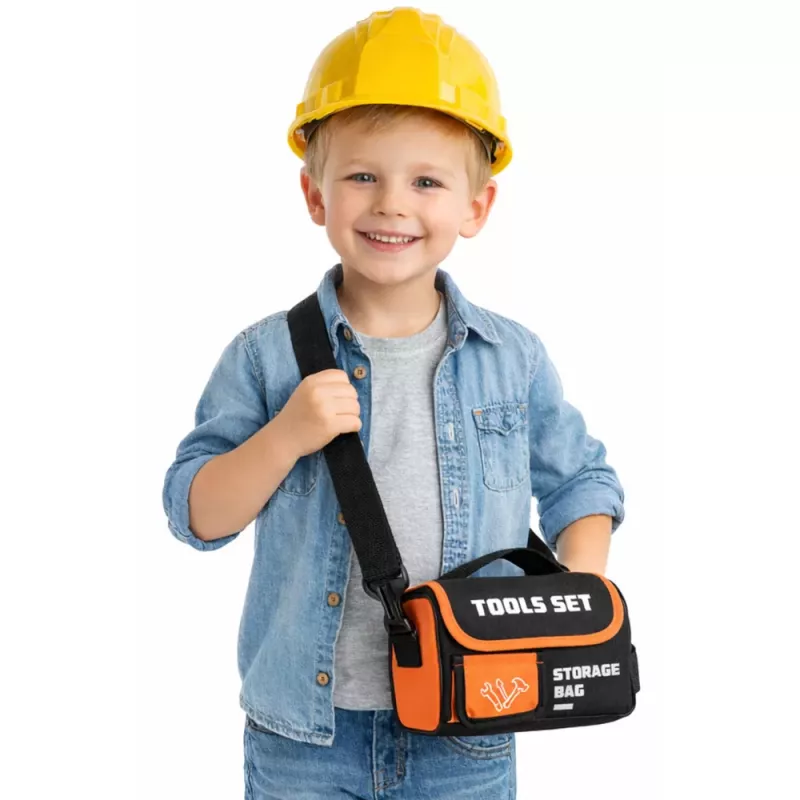 LEAN TOYS DIY Werkzeugset im Beutel Bohrer und Schraubendreher 25-teilig