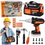 LEAN TOYS DIY Werkzeugset im Beutel Bohrer und Schraubendreher 25-teilig