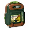 LEAN TOYS Set Dinosaurier im Rucksack, Koffer, Figuren, Lernkarten, Zubehör, 30 Teile