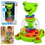 LEAN TOYS Interaktiver Frosch-Spinner mit Drehkugeln für Babys