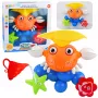 LEAN TOYS Crab Bath Set Fountain Interactive Toy with Suction Cups