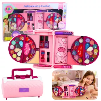 LEAN TOYS Beauty Set für Make-up und Nägel Kosmetik Lidschatten Nagellacke Koffer