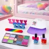 LEAN TOYS Nagel-Make-up Beauty-Set mit verstellbarer Tasche, Zubehör, 20 Teile