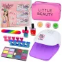 LEAN TOYS Nagel-Make-up Beauty-Set mit verstellbarer Tasche, Zubehör, 20 Teile