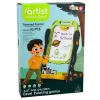 LEAN TOYS Doppelseitige magnetische Kreidetafel, Whiteboard, Grün, 52 Teile