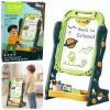 LEAN TOYS Doppelseitige magnetische Kreidetafel, Whiteboard, Grün, 52 Teile