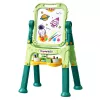 LEAN TOYS Doppelseitige magnetische Whiteboard-Tafel mit Magneten und Kreide, 48 Teile