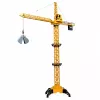 LEAN TOYS Fernbedienung Baukran RC Kabelgebunden 360° Drehung 71 cm