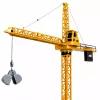 LEAN TOYS Fernbedienung Baukran RC Kabelgebunden 360° Drehung 71 cm