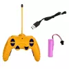 LEAN TOYS Fernbedienung Baukran RC Kabelgebunden 360° Drehung 71 cm