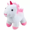 LEAN TOYS Plüschtier Einhorn im Beutel, Weiß, 25 cm