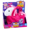 LEAN TOYS Plüschtier Einhorn im Beutel, Weiß, 25 cm