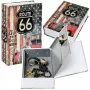 LEAN TOYS Buch-Tresor mit Schlüssel Kleine Geldkassette Route 66