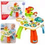 LEAN TOYS Lerntisch Interaktives Klavier Rutsche für Bälle Bewegliches El.