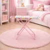 LEAN TOYS Klappbares Metall-Bügelbrett-Spielzeug für Kinder Dots 61 cm