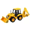 LEAN TOYS Baumaschinen Bagger Lader Bulldozer mit Antrieb, Lichtern, Geräuschen - Gelb