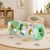 LEAN TOYS Aufblasbare Krabbelrolle für Kleinkinder Dinosaurier 51 x 22 cm