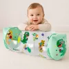 LEAN TOYS Aufblasbare Krabbelrolle für Kleinkinder Dinosaurier 51 x 22 cm
