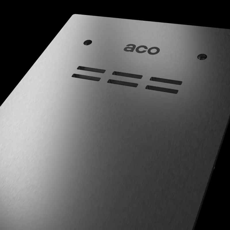ACO FAM-P-1NPACC Unterputz-Türstation mit RFID-Leser für 1 Teilnehmer, Silber
