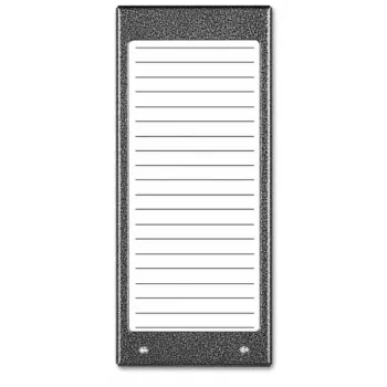 ACO CDN-17N ST (W) Beleuchtetes Bewohnerverzeichnis-Panel (ca. 17 Einträge)