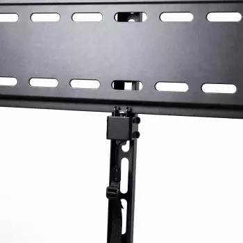ART AR-95 Feste TV-Wandhalterung für 55-100 Zoll Bildschirme, 140 kg Tragfähigkeit, VESA 900x600, 33 mm Profil, Schwarz