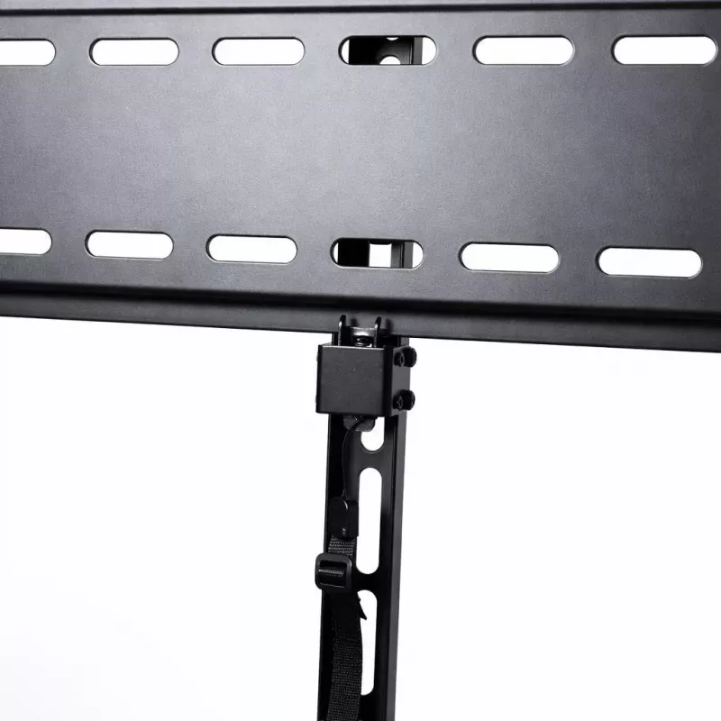 ART AR-95 Feste TV-Wandhalterung für 55-100 Zoll Bildschirme, 140 kg Tragfähigkeit, VESA 900x600, 33 mm Profil, Schwarz