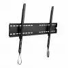 ART AR-95 Feste TV-Wandhalterung für 55-100 Zoll Bildschirme, 140 kg Tragfähigkeit, VESA 900x600, 33 mm Profil, Schwarz