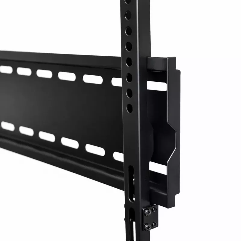 ART AR-95 Feste TV-Wandhalterung für 55-100 Zoll Bildschirme, 140 kg Tragfähigkeit, VESA 900x600, 33 mm Profil, Schwarz
