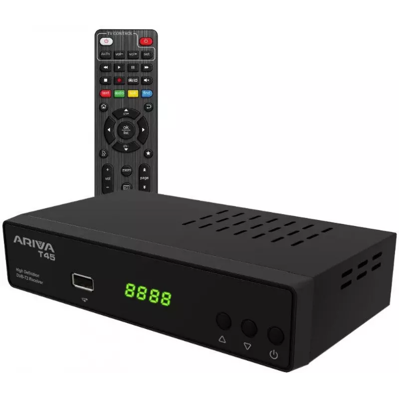 Ferguson Ariva T45 DVB-T2 HD Digital TV Receiver mit USB PVR