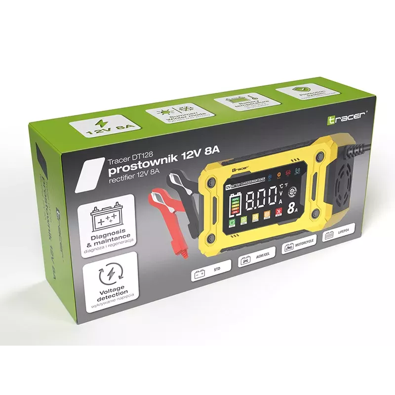 Tracer 47777 DT128 Gleichrichter 12V 8A Diagnose & Wartung