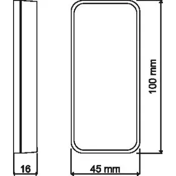 ROGER MCT80M-BLE Proximity Reader mit BLE, MIFARE, EM, RS485, Wiegand, OSDP, IP65