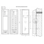ROGER PRT12EM-G Proximity Reader 125 kHz EM4100 Wiegand/Dallas IP67 Grey