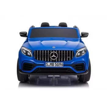 LEAN CARS Elektro-Kinderauto Mercedes GLC 63S QLS MP4 Blau lackiert