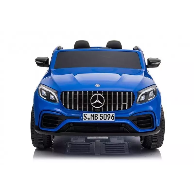 LEAN CARS Elektro-Kinderauto Mercedes GLC 63S QLS MP4 Blau lackiert