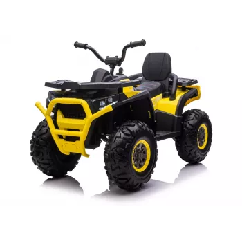 QUAD LOCK Electric Ride On Quad XMX607 für Kinder mit LED-Leuchten MP3 - Gelb