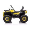 QUAD LOCK Electric Ride On Quad XMX607 für Kinder mit LED-Leuchten MP3 - Gelb