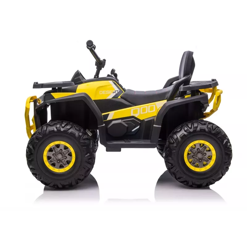 QUAD LOCK Electric Ride On Quad XMX607 für Kinder mit LED-Leuchten MP3 - Gelb