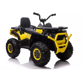 QUAD LOCK Electric Ride On Quad XMX607 für Kinder mit LED-Leuchten MP3 - Gelb