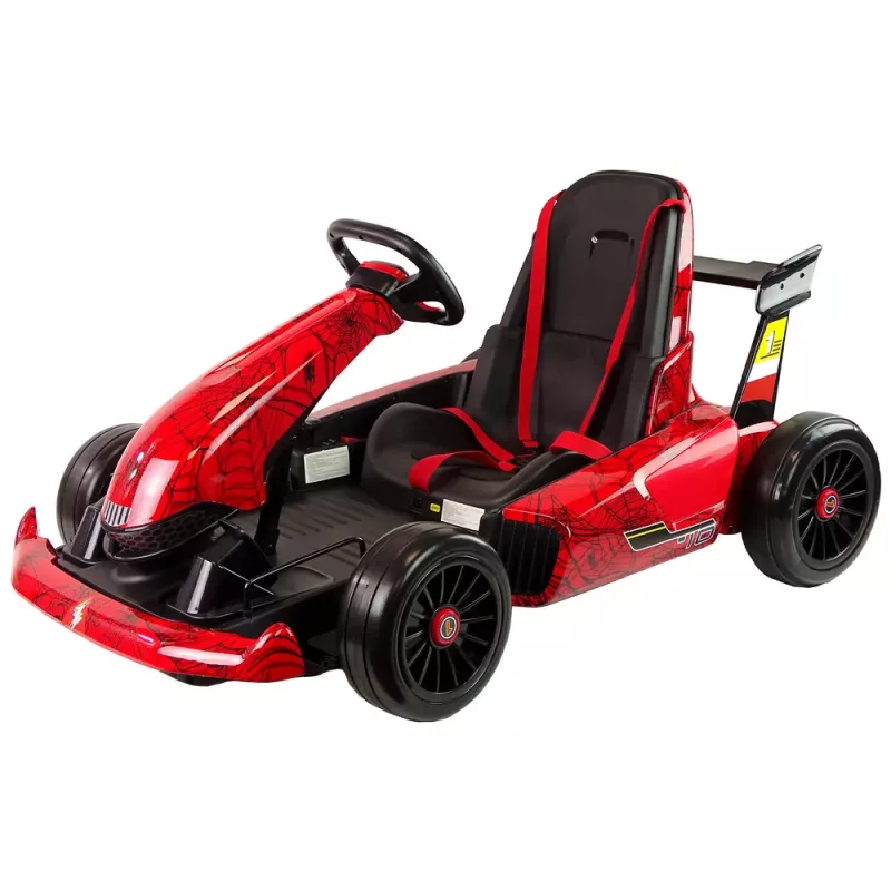 LEAN CARS XMX619 Rot lackierter Spider-Batterie-Go-Kart