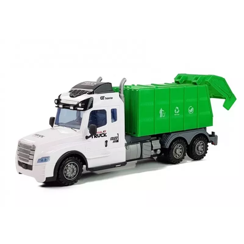 LEAN TOYS Müllwagen Funkfernsteuerung R/C 1:16 Maßstab 2,4 GHz