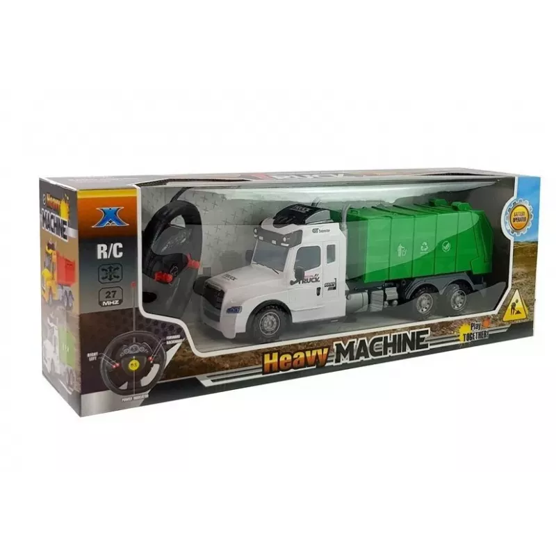 LEAN TOYS Müllwagen Funkfernsteuerung R/C 1:16 Maßstab 2,4 GHz