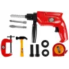 LEAN TOYS Werkzeugsatz im Koffer Bohrer Schrauben Hammer