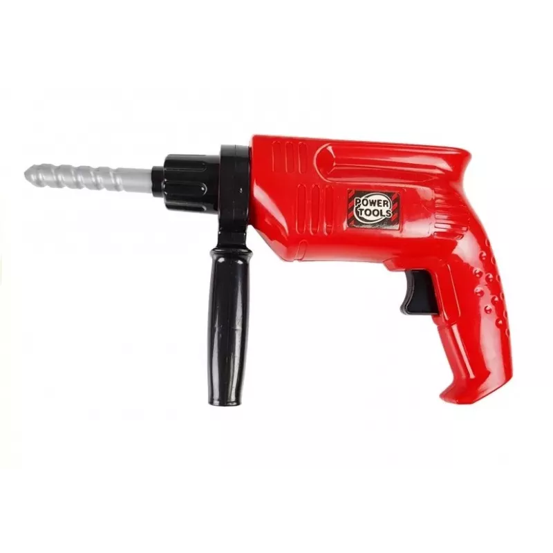 LEAN TOYS Werkzeugsatz im Koffer Bohrer Schrauben Hammer