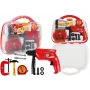 LEAN TOYS Werkzeugsatz im Koffer Bohrer Schrauben Hammer