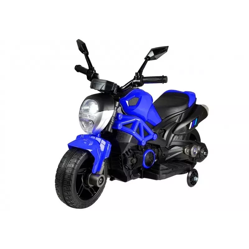LEAN CARS Electric Ride On Motorbike GTM1188 Blau