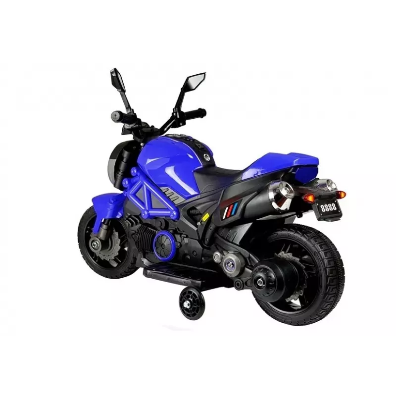 LEAN CARS Electric Ride On Motorbike GTM1188 Blau