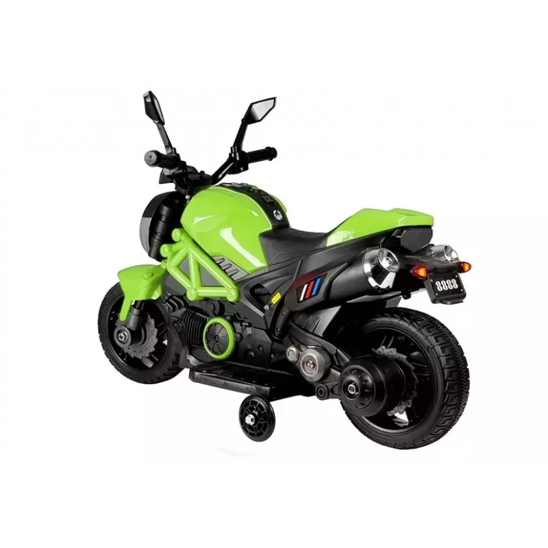 LEAN CARS Elektrisches Kinder-Motorrad GTM1188 Grün
